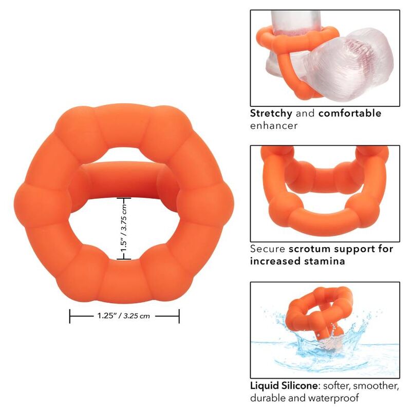CALEXOTICS - ALPHA ALL STAR RING ORANGE - Amore24
