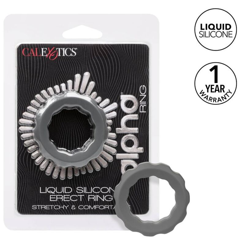 CALEXOTICS - ALPHA ERECT RING GREY - Amore24
