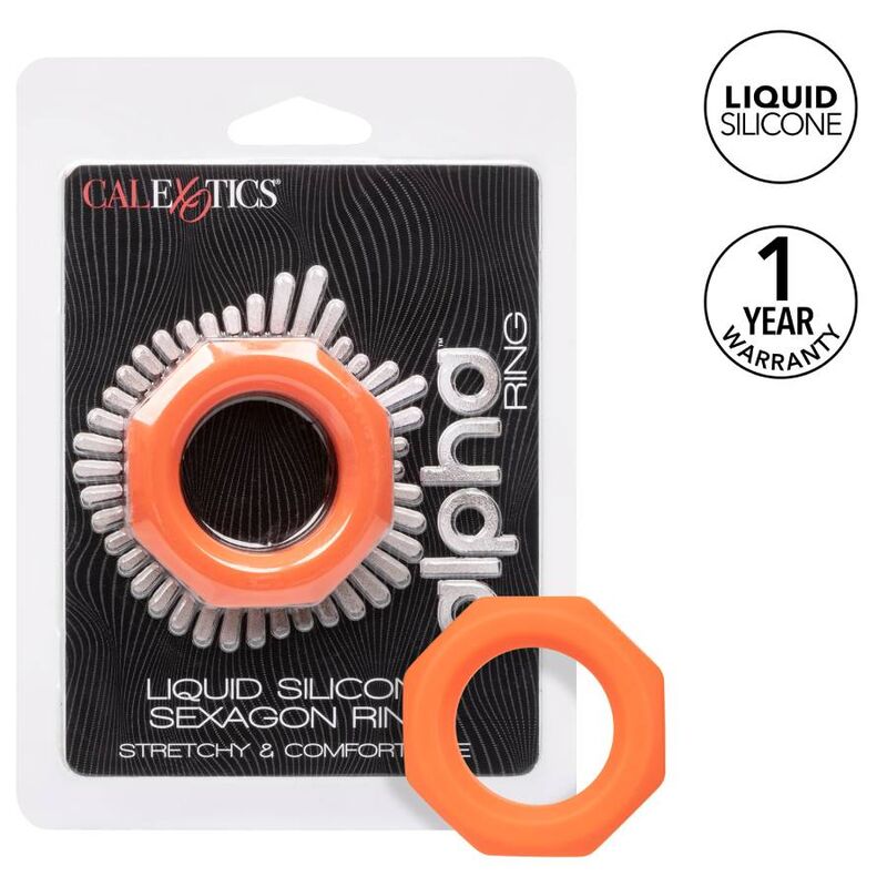 CALEXOTICS - ALPHA SEXAGON RING ORANGE - Amore24