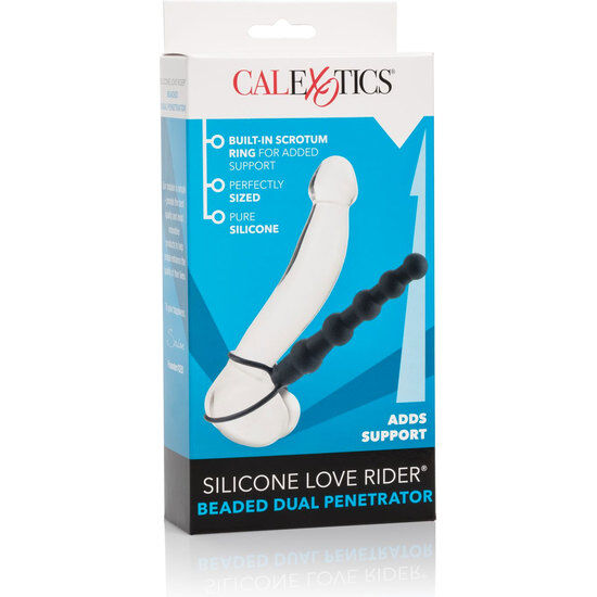 CALEXOTICS - BEADED DUAL PENETRATOR BLACK - Amore24