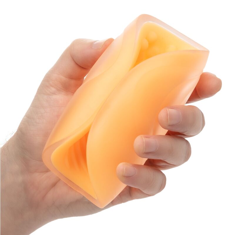 CALEXOTICS - BEADED GRIP MASTURBATOR ORANGE - Amore24