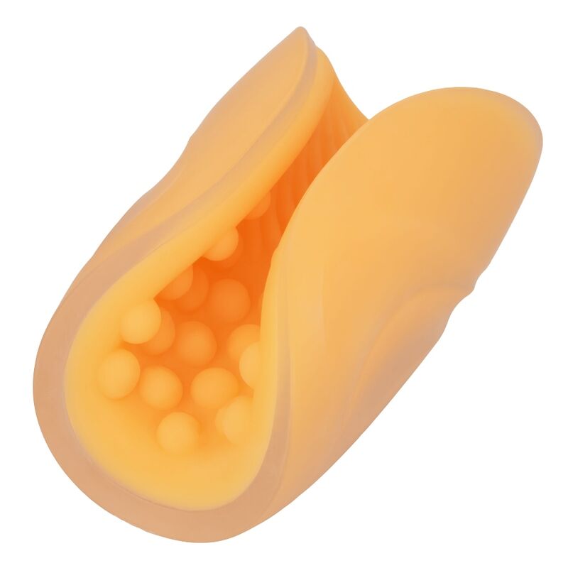 CALEXOTICS - BEADED GRIP MASTURBATOR ORANGE - Amore24