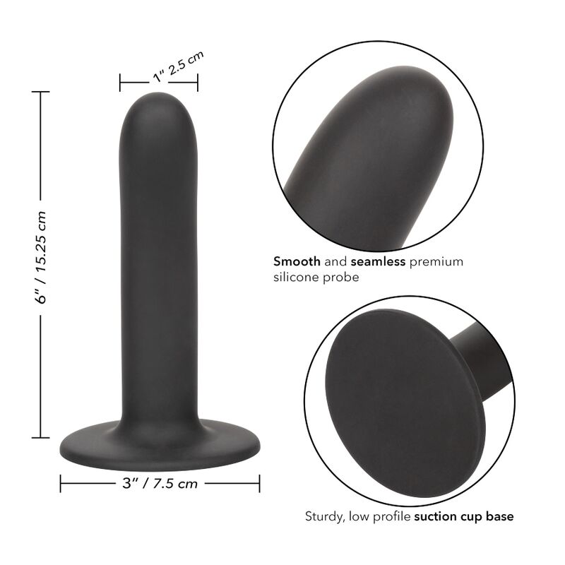 CALEXOTICS - BOUNDLESS DILDO 15.25 CM HARNESS COMPATIBLE SMOOTH - Amore24