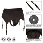 CALEXOTICS - BOUNDLESS THONG WITH GARTER S/M - Amore24