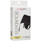 CALEXOTICS - BOUNDLESS THONG WITH GARTER S/M - Amore24