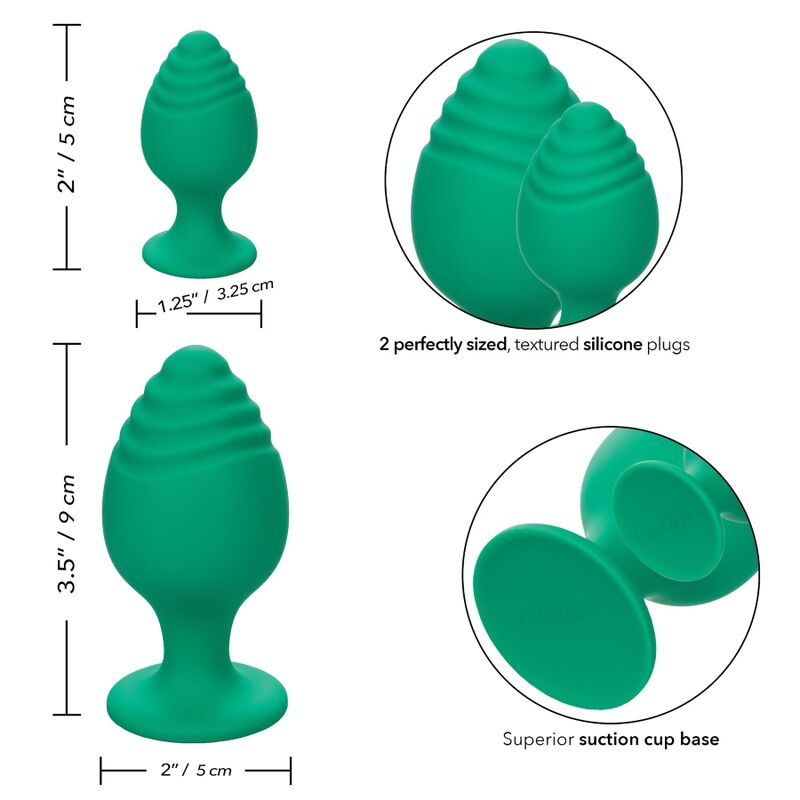 CALEXOTICS - CHEEKY BUTTPLUG GREEN - Amore24