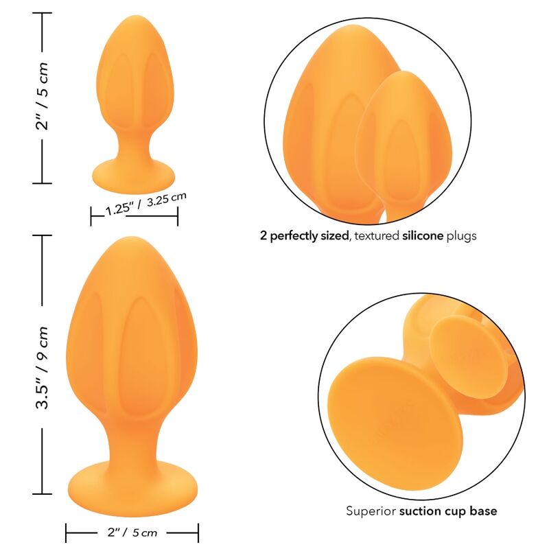 CALEXOTICS - CHEEKY BUTTPLUG ORANGE - Amore24