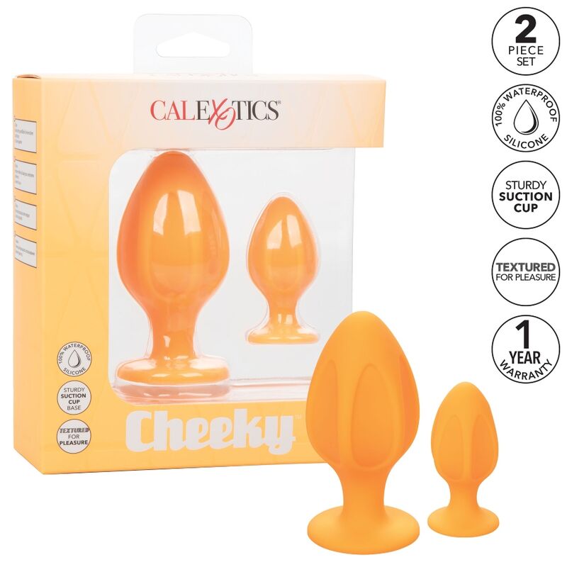 CALEXOTICS - CHEEKY BUTTPLUG ORANGE - Amore24