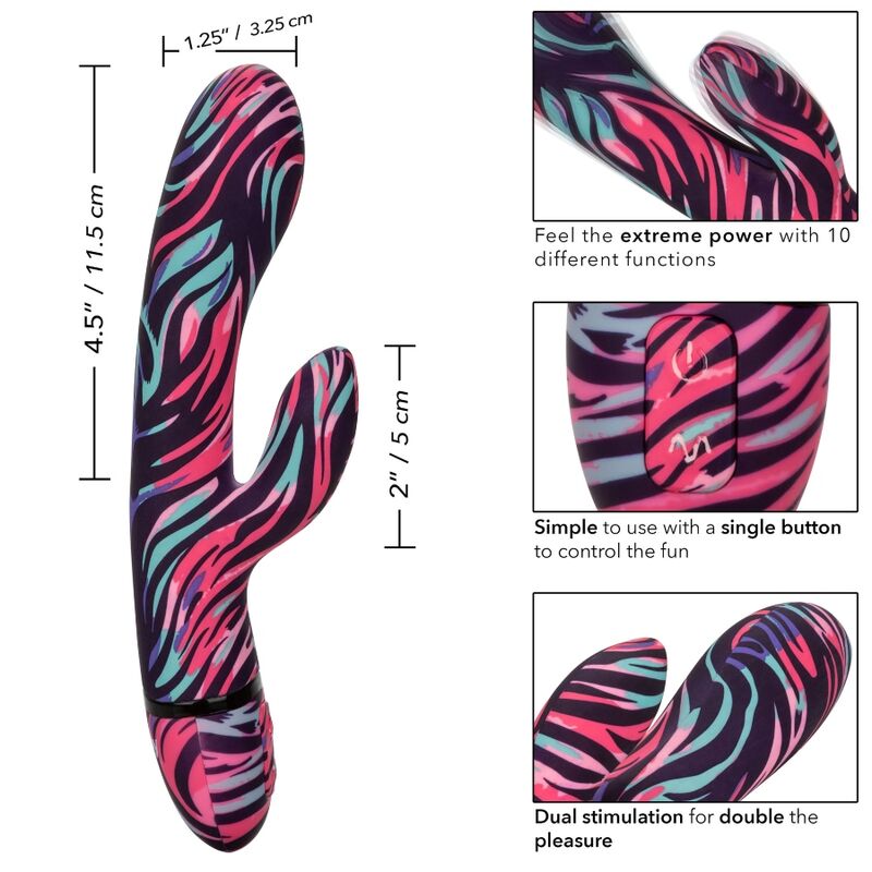 CALEXOTICS - MENAGE A MOI DUAL WAND VIBRATOR - Amore24