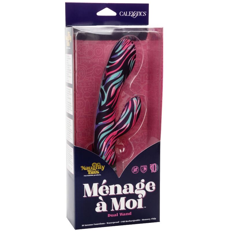 CALEXOTICS - MENAGE A MOI DUAL WAND VIBRATOR - Amore24