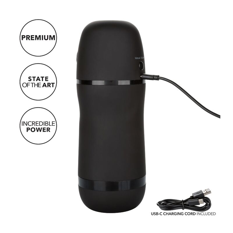 CALEXOTICS - OPTIMUM POWER STROKER VIBRATING AND SUCTION FUNCTIONS - Amore24