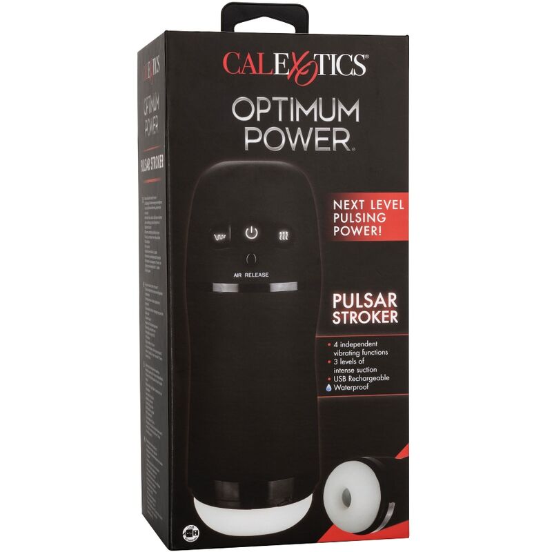 CALEXOTICS - OPTIMUM POWER STROKER VIBRATING AND SUCTION FUNCTIONS - Amore24