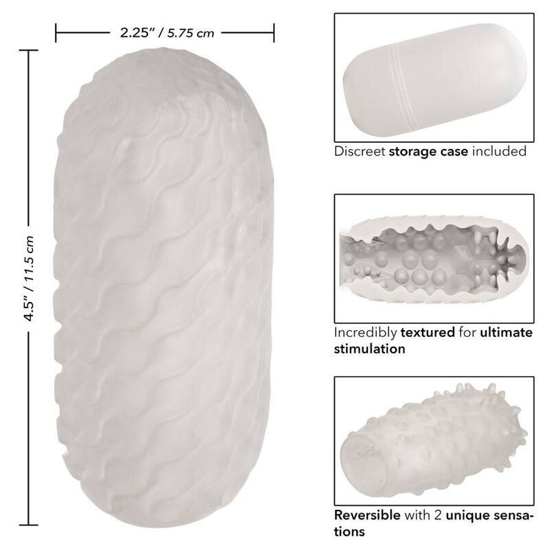 CALEXOTICS - REVERSIBLE NUBBY STROKER - Amore24