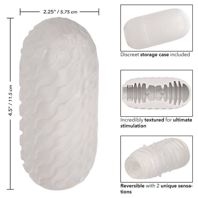 CALEXOTICS - REVERSIBLE RIBBED STROKER - Amore24