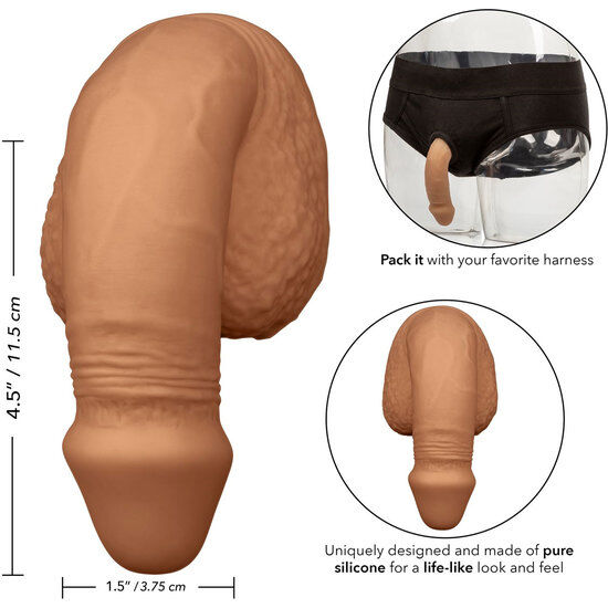 CALEXOTICS - SILICONE PACKING PENIS 12.75 CM CARAMEL - Amore24