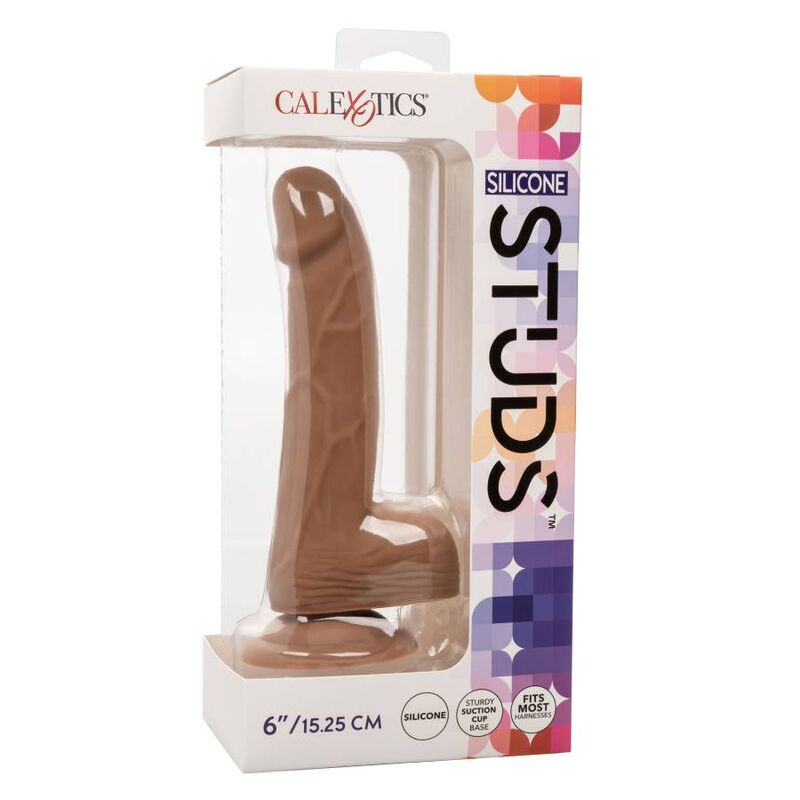CALEXOTICS - SILICONE STUDS 15.24 CM BROWN - Amore24