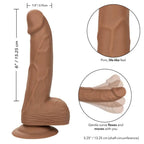 CALEXOTICS - SILICONE STUDS 15.24 CM BROWN - Amore24