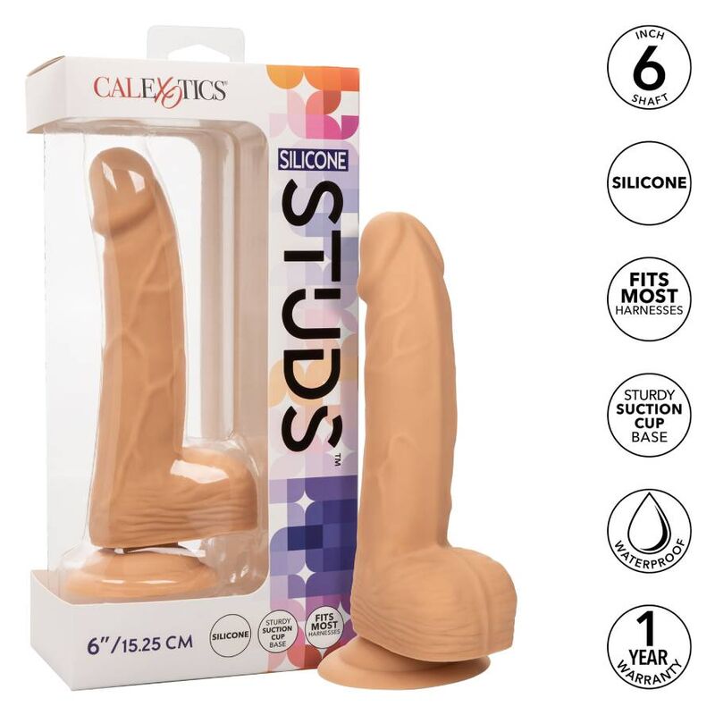 CALEXOTICS - SILICONE STUDS 15.24 CM SKIN - Amore24