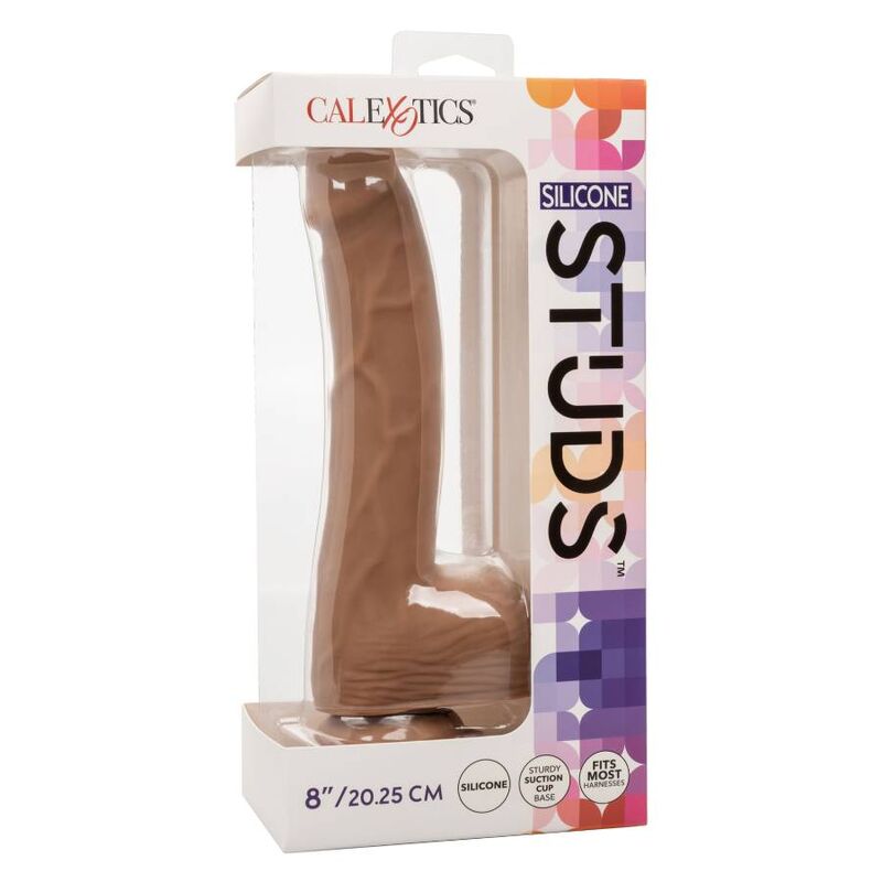 CALEXOTICS - SILICONE STUDS 20.32 CM BROWN - Amore24