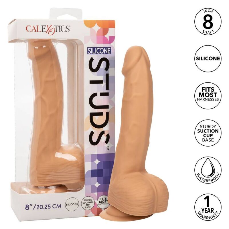 CALEXOTICS - SILICONE STUDS 20.32 CM SKIN - Amore24