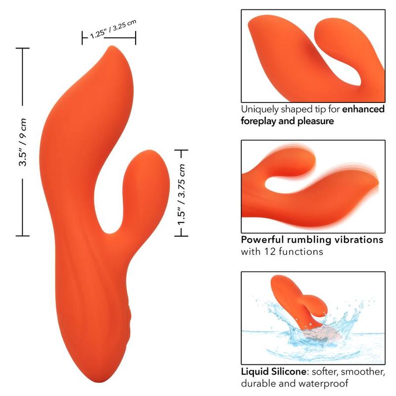 CALEXOTICS - STELLA DUAL TEASER ORANGE - Amore24