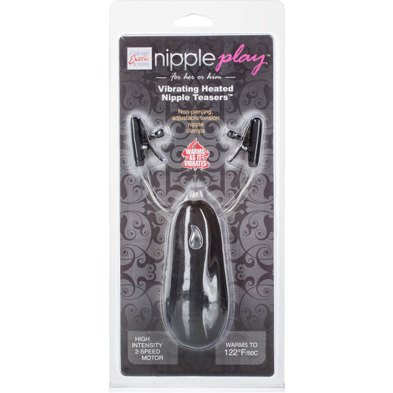 CALEXOTICS - VIBR HEATED NIPPLE TEASERS BLACK - Amore24