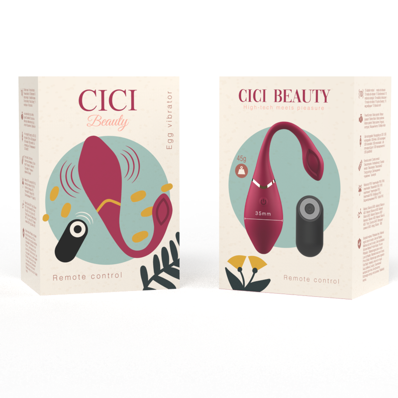 CICI BEAUTY - PREMIUM SILICONE EGG VIBRATOR REMOTE CONTROL - Amore24
