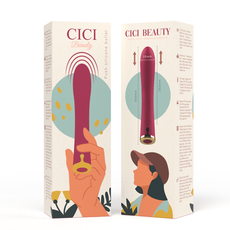CICI BEAUTY - PREMIUM SILICONE PUSH BULLET - Amore24