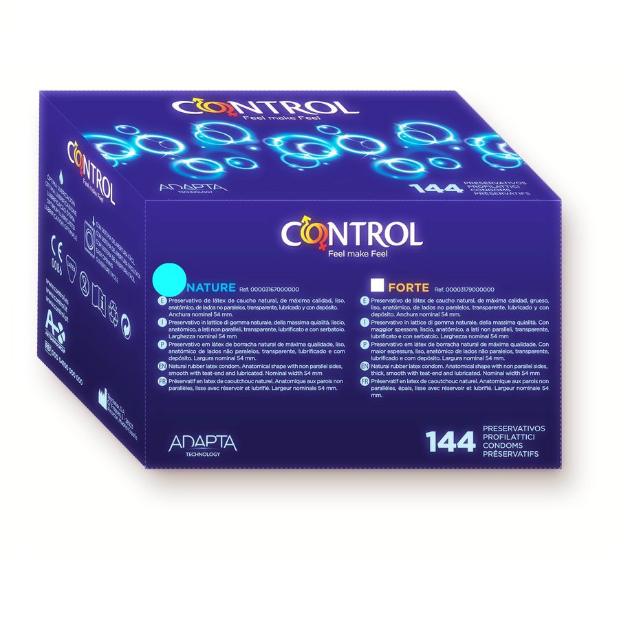 CONTROL - ADAPTA NATURE CONDOMS 144 UNITS - Amore24