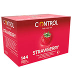 CONTROL - ADAPTA STRAWBERRY CONDOMS 144 UNITS - Amore24