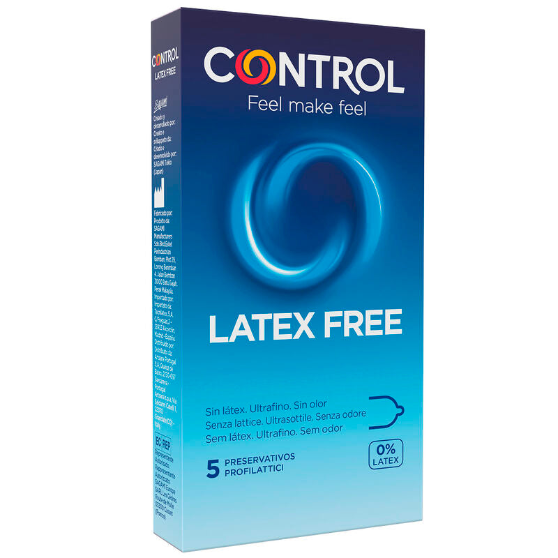 CONTROL - FREE SIN LATEX CONDOMS 5 UNITS - Amore24