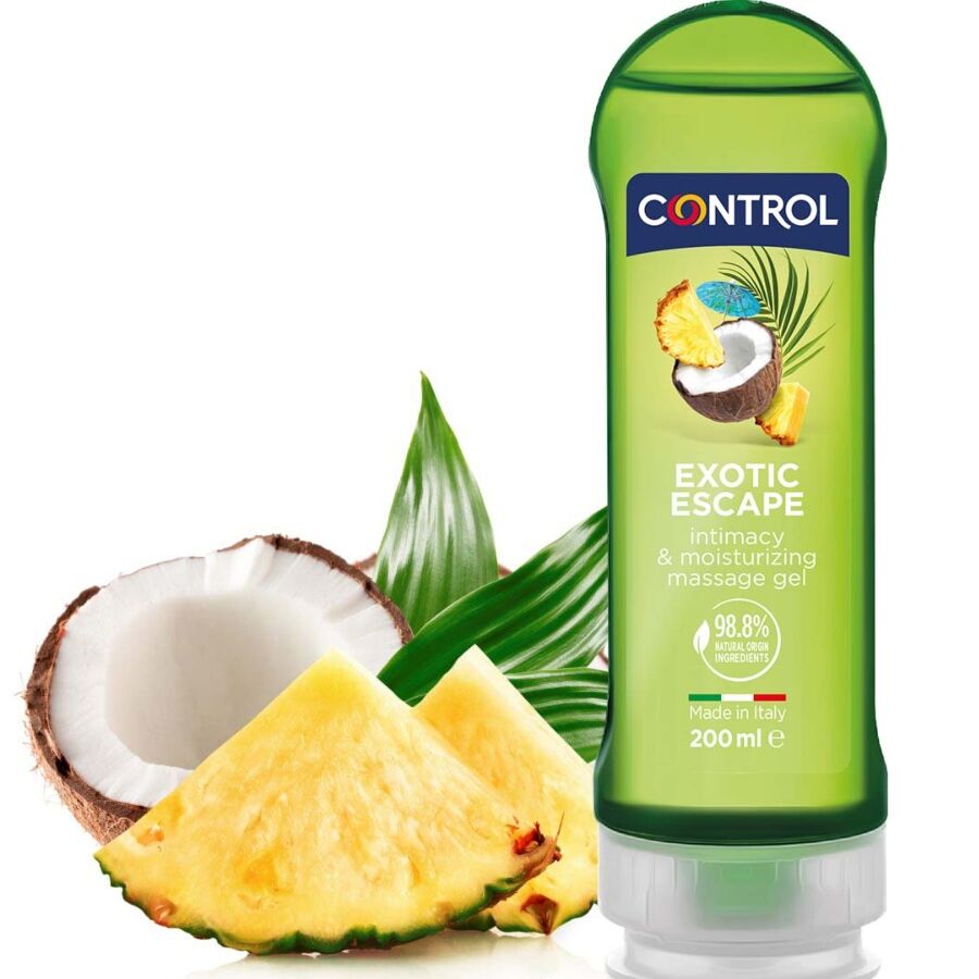 CONTROL - 2 EN 1 MASSAGE & PLEASURE EXOTIC 200 ML - Amore24