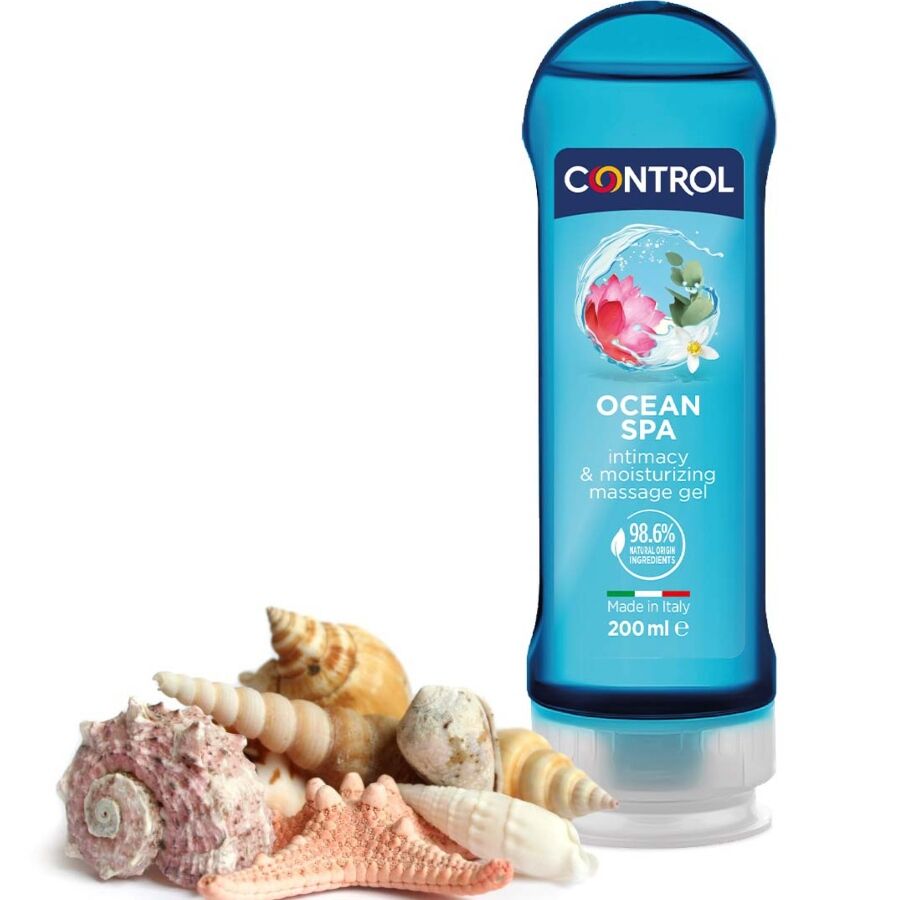 CONTROL - 2 EN 1 MASSAGE & PLEASURE MEDITERRANEAN SEA 200 ML - Amore24