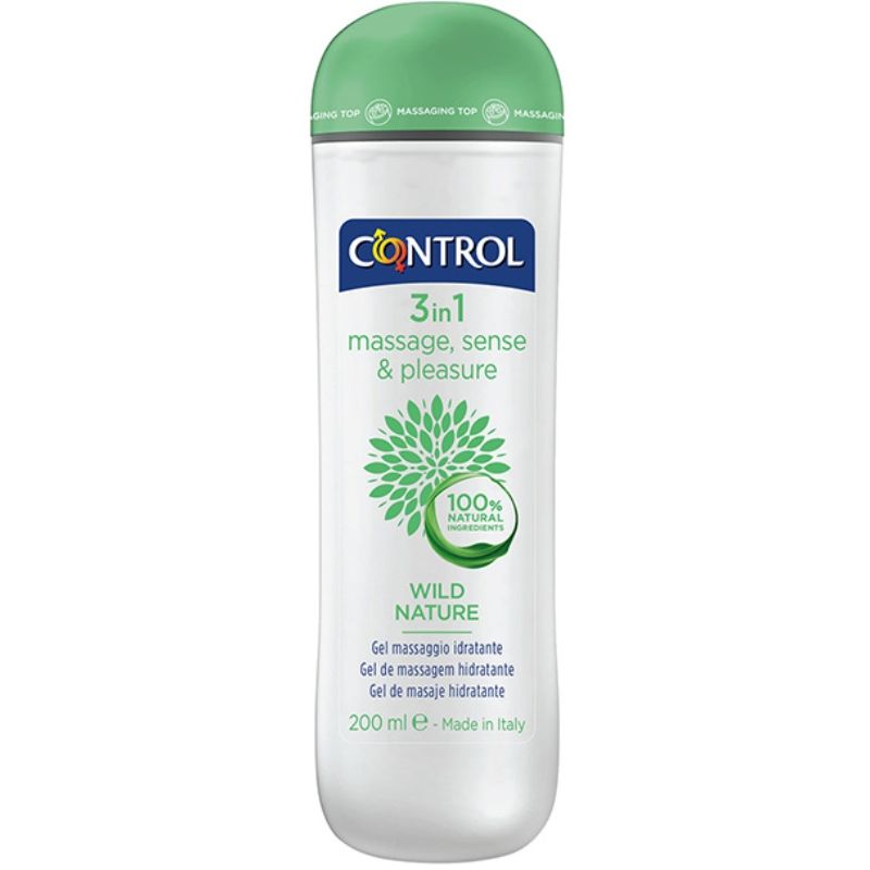 CONTROL - WILD NATURE GEL MASAJE 3 EN 1 200 ML - Amore24