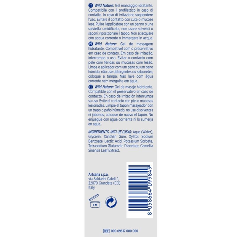 CONTROL - WILD NATURE GEL MASAJE 3 EN 1 200 ML - Amore24