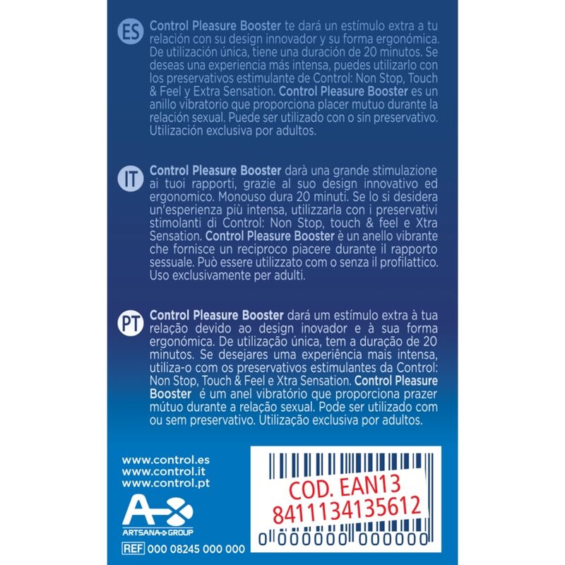 CONTROL - PLEASURE BOOSTER VIBRATOR RING - Amore24