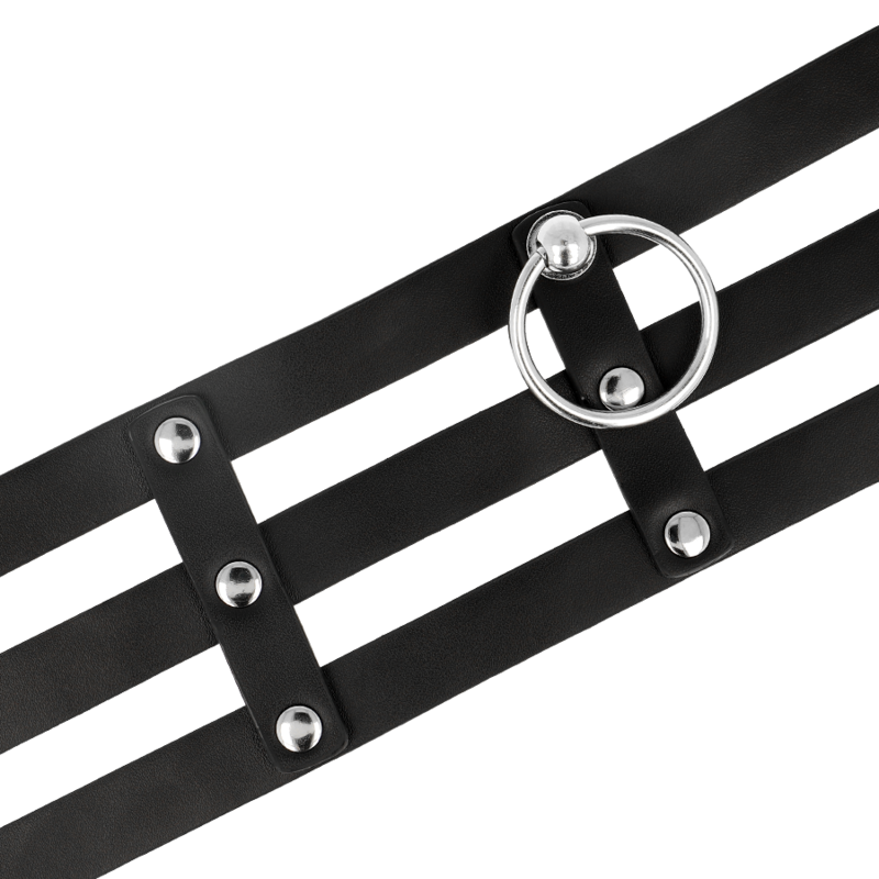 COQUETTE CHIC DESIRE - FETISH STYLE VEGAN LEATHER CHOKER - Amore24