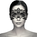 COQUETTE CHIC DESIRE - LACE MASK BLACK - Amore24