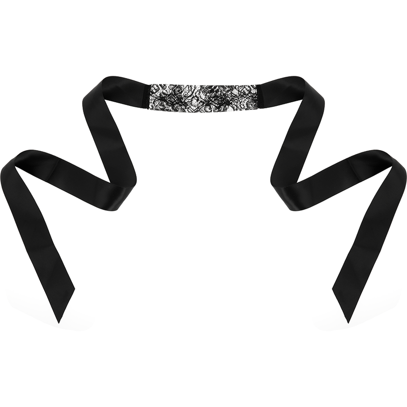 COQUETTE CHIC DESIRE - LACE MASK BLACK - Amore24