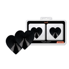 COQUETTE CHIC DESIRE - NIPPLE COVERS BLACK HEARTS - Amore24