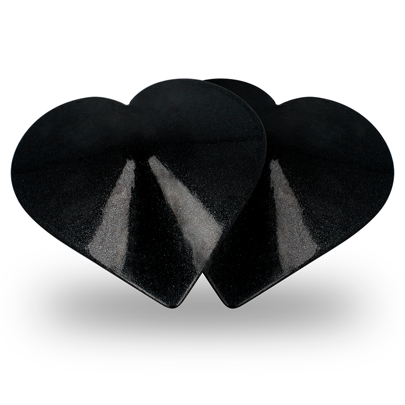 COQUETTE CHIC DESIRE - NIPPLE COVERS BLACK HEARTS - Amore24