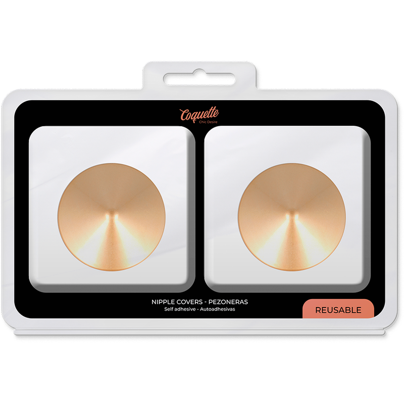 COQUETTE CHIC DESIRE - NIPPLE COVERS GOLDEN CIRCLES - Amore24