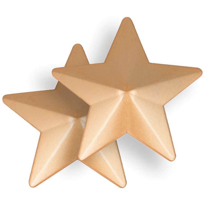 COQUETTE CHIC DESIRE - NIPPLE COVERS GOLDEN STARS - Amore24