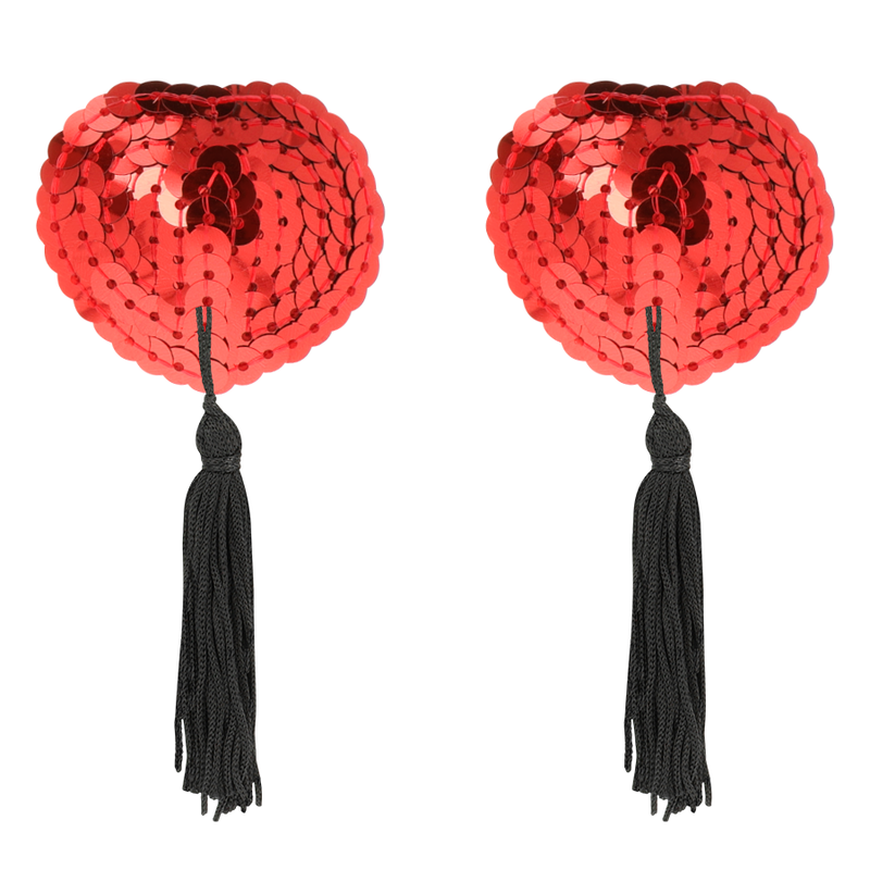 COQUETTE CHIC DESIRE - NIPPLE COVERS RED - Amore24