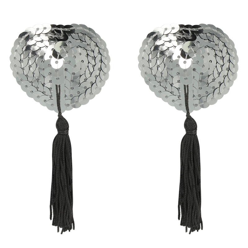 COQUETTE CHIC DESIRE - NIPPLE COVERS SILVER - Amore24