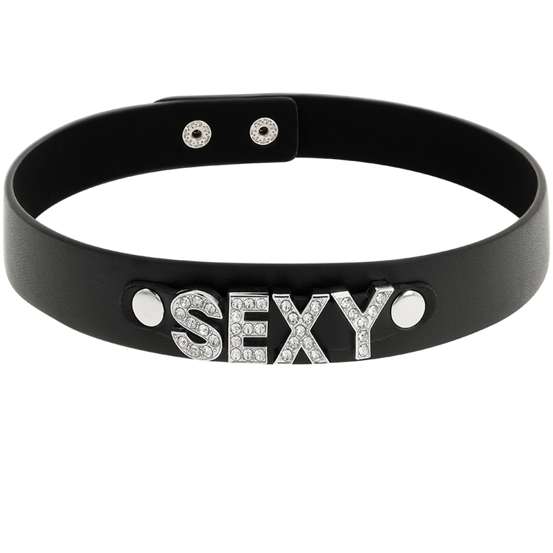 COQUETTE CHIC DESIRE - SEXY VEGAN LEATHER CHOKER - Amore24