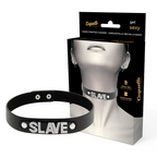 COQUETTE CHIC DESIRE - SLAVE VEGAN LEATHER CHOKER - Amore24
