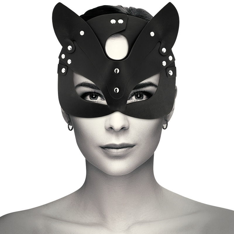 COQUETTE CHIC DESIRE - VEGAN LEATHER MASK WITH BUNNY EARS - Amore24