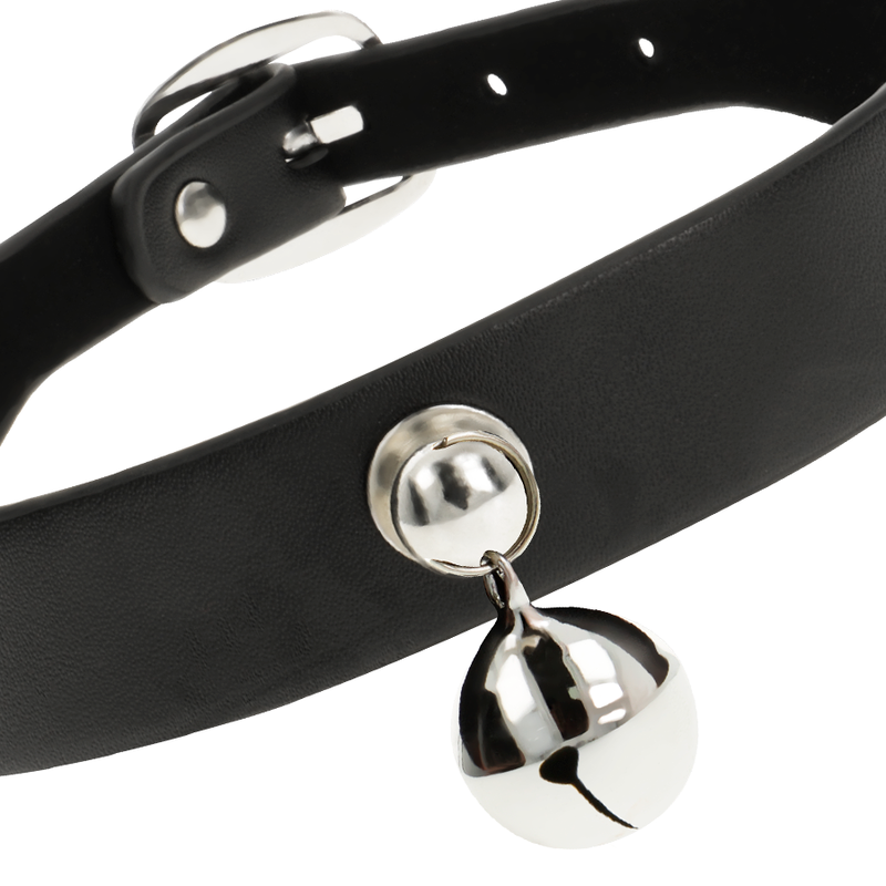 COQUETTE CHIC DESIRE - VEGAN LEATHER NECKLACE WOMAN RATTLE ACCESSORY - Amore24