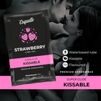 COQUETTE CHIC DESIRE - STRAWBERRY WATER BASED KISSABLE LUBRICANT POCKET 10 ML - Amore24